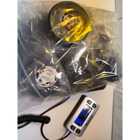 10 shinning black gunmetal charcoal gray necklace bangle bracelet earrings ring - Picture 11 of 11